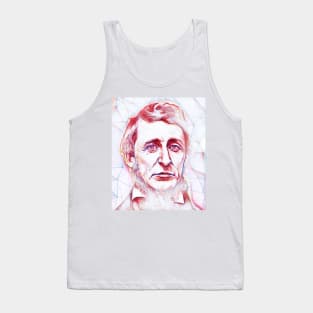 Henry David Thoreau Portrait | Henry David Thoreau Artwork Tank Top